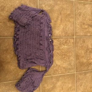 Off the Should Crop Top